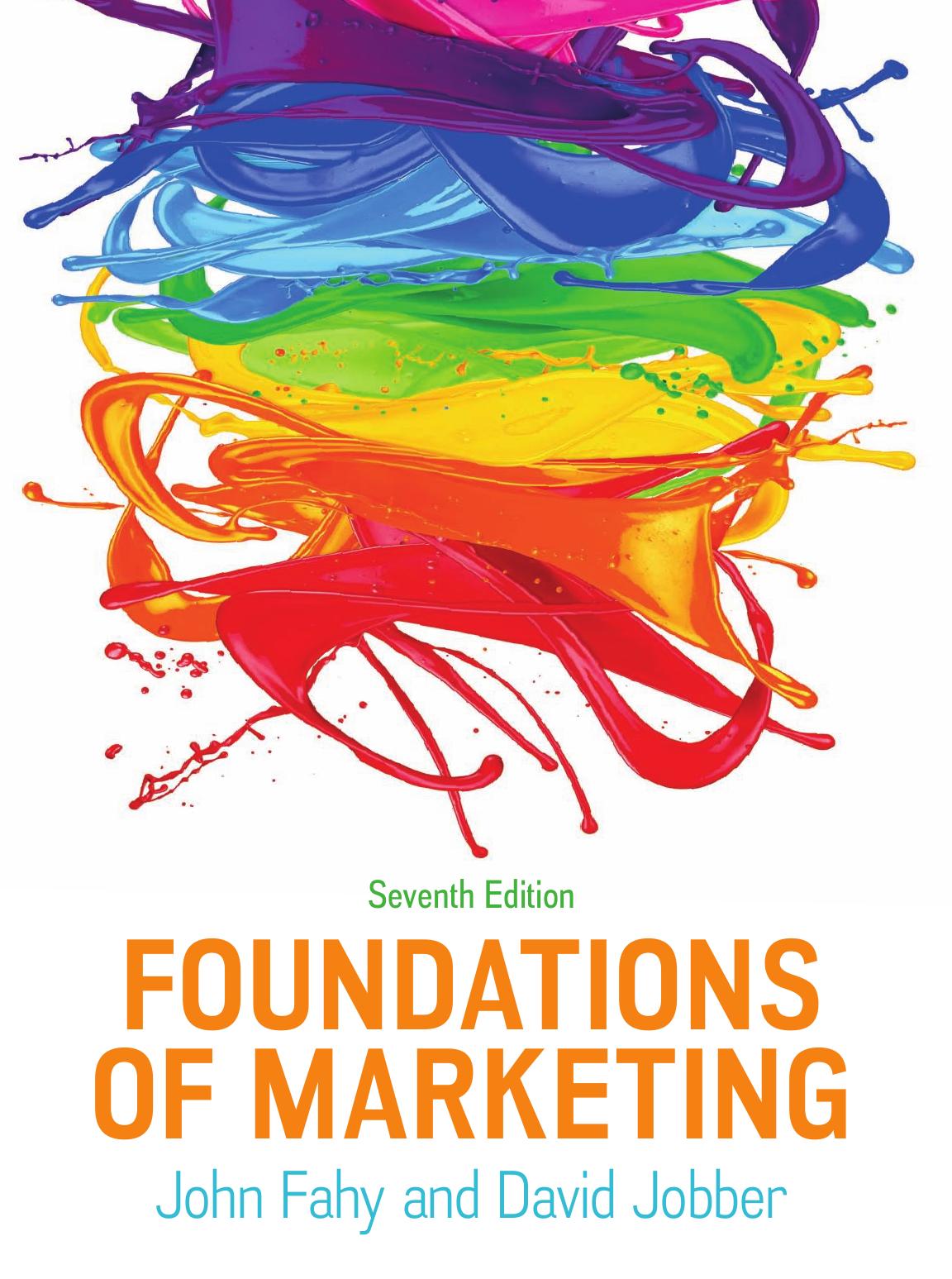 Foundations of Marketing by John Fahy David Jobber