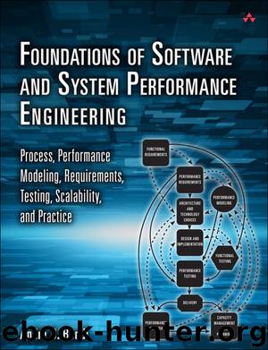 Foundations of Software and System Performance Engineering by André B. Bondi