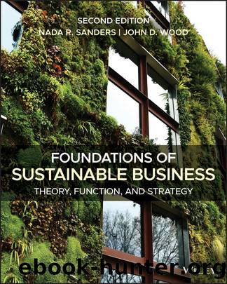 Foundations of Sustainable Business: Theory, Function, and Strategy, 2nd Edition by Nada R. Sanders & John D. Wood