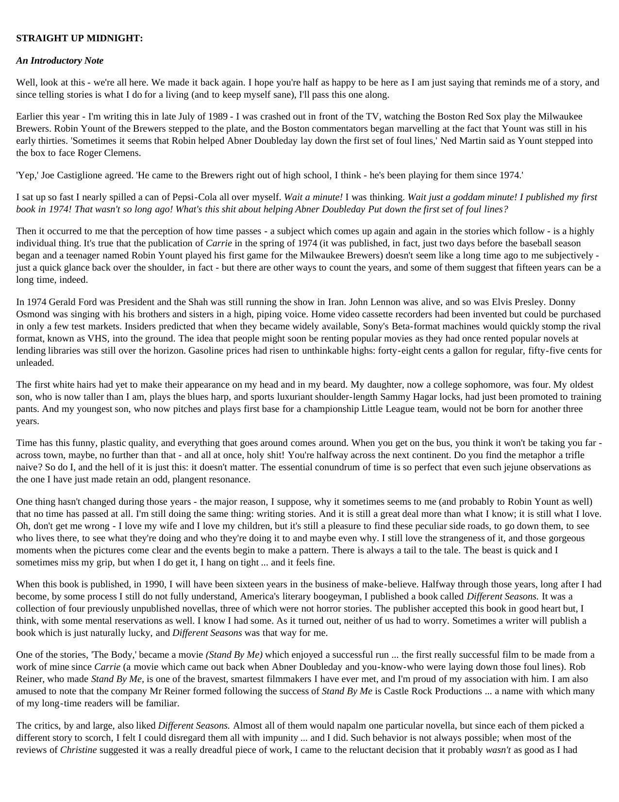Four Past Midnight by Stephen King
