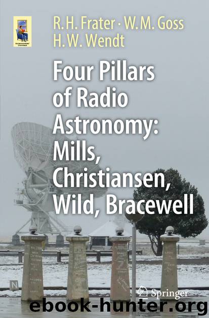 Four Pillars of Radio Astronomy: Mills, Christiansen, Wild, Bracewell by R. H. Frater W. M. Goss & H. W. Wendt