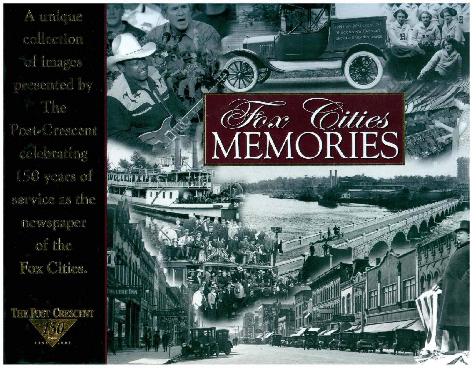 Fox Cities memories : a pictorial history by Outagamie County Historical Society