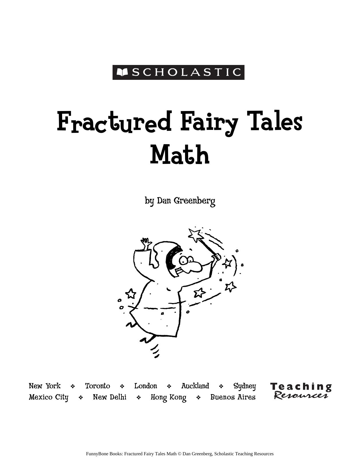 Fractured Fairy Tales Math by Unknown