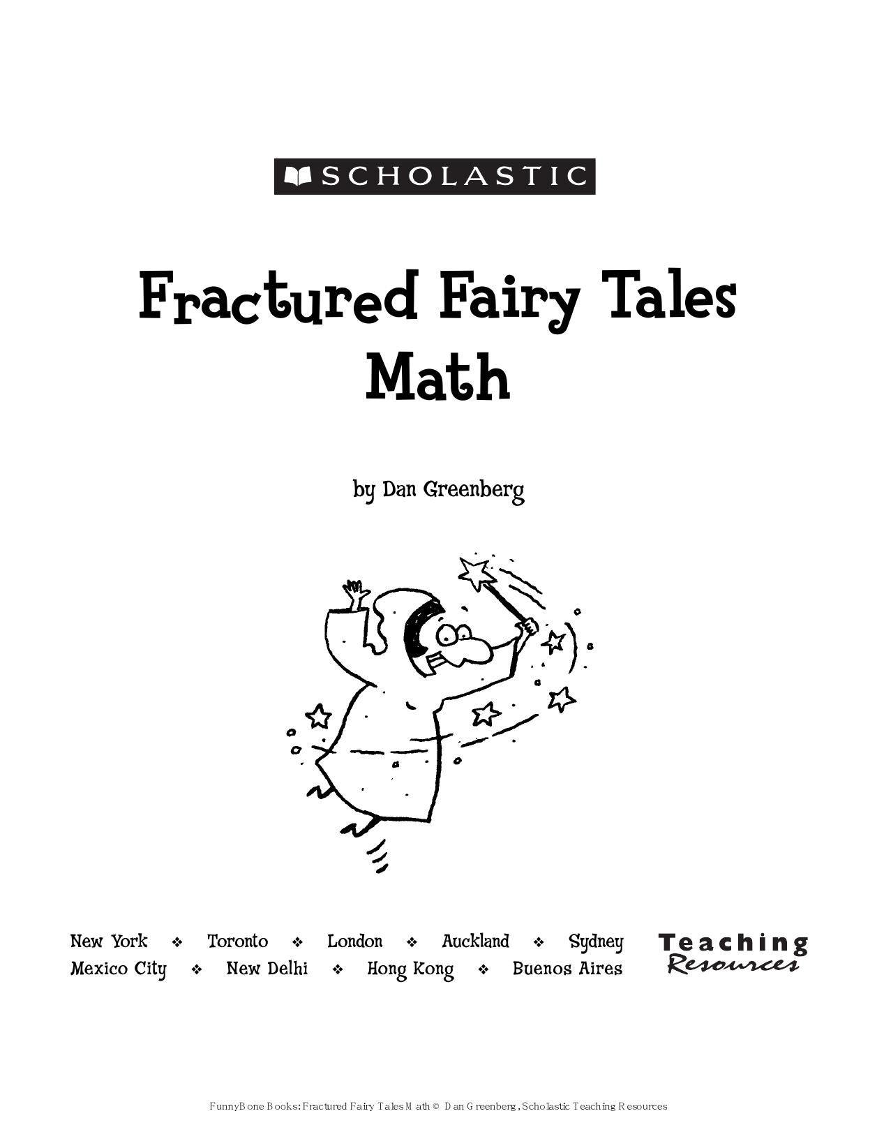 Fractured Fairy Tales Math by unknow
