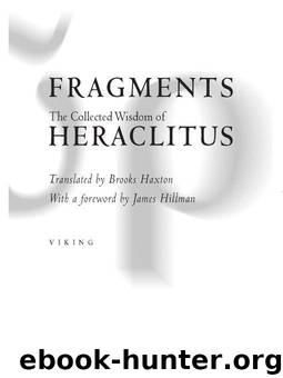 Fragments (Penguin Classics) by Heraclitus