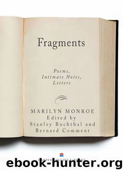 Fragments by Marilyn Monroe