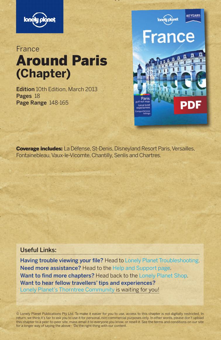 France 10 - Around Paris (Chapter) by Lonely Planet
