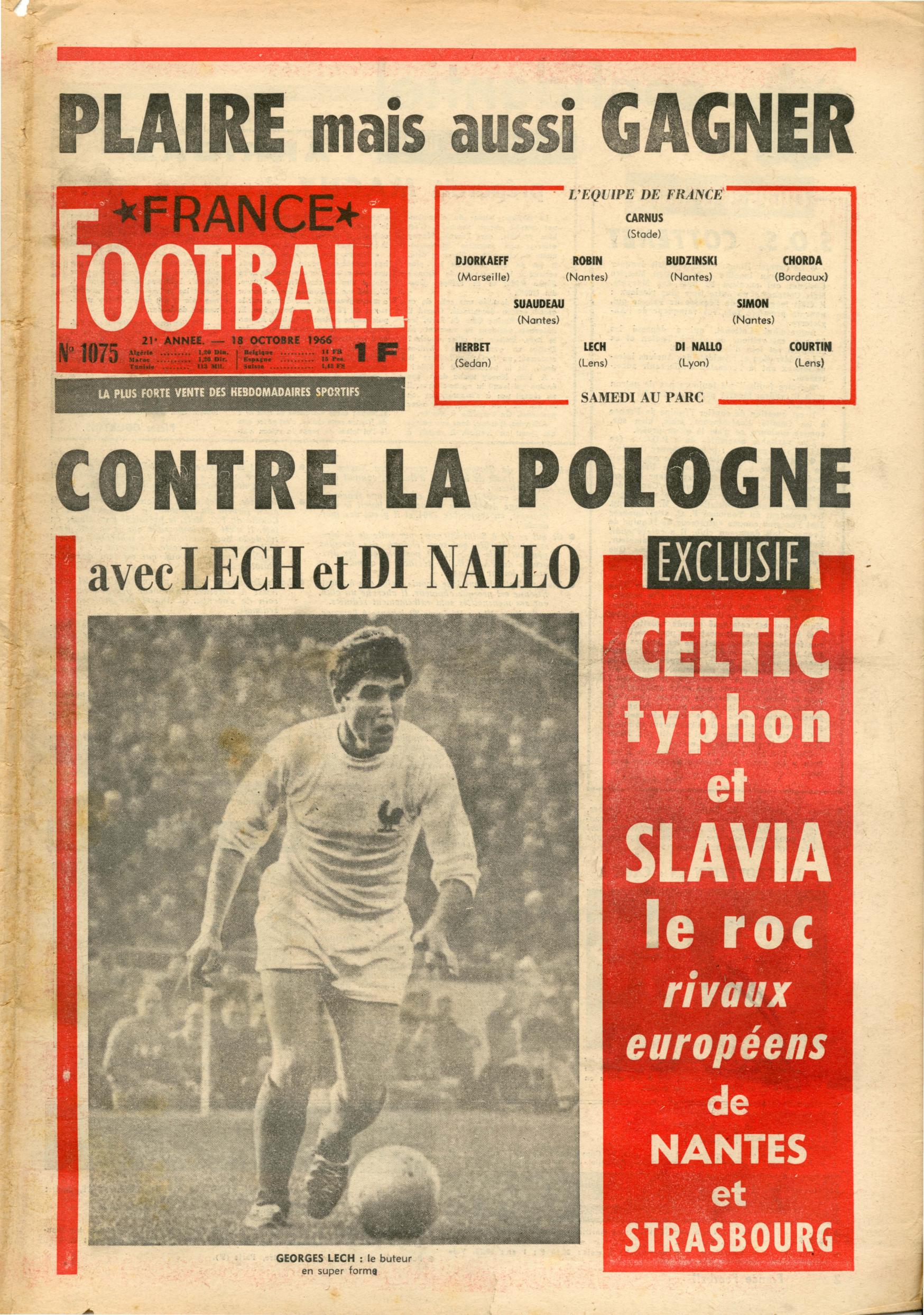 France football 1075 (1966-10-18) by Unknown