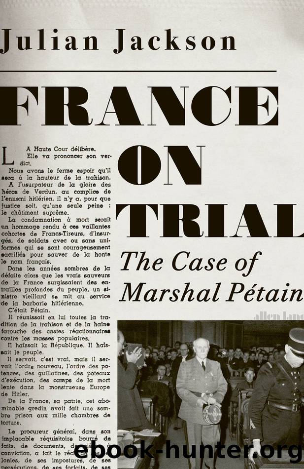 France on Trial by Julian Jackson