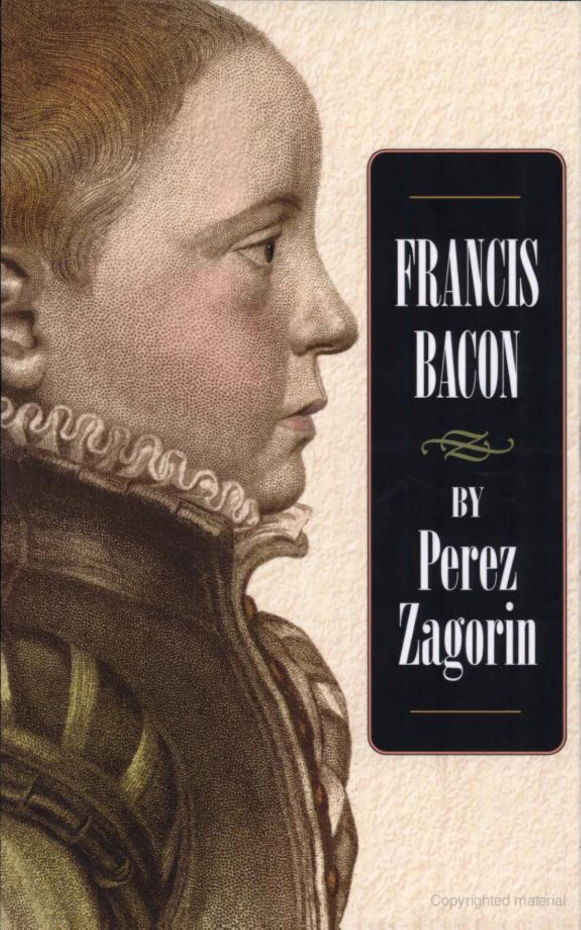 Francis Bacon (Princeton Paperbacks) by Perez Zagorin