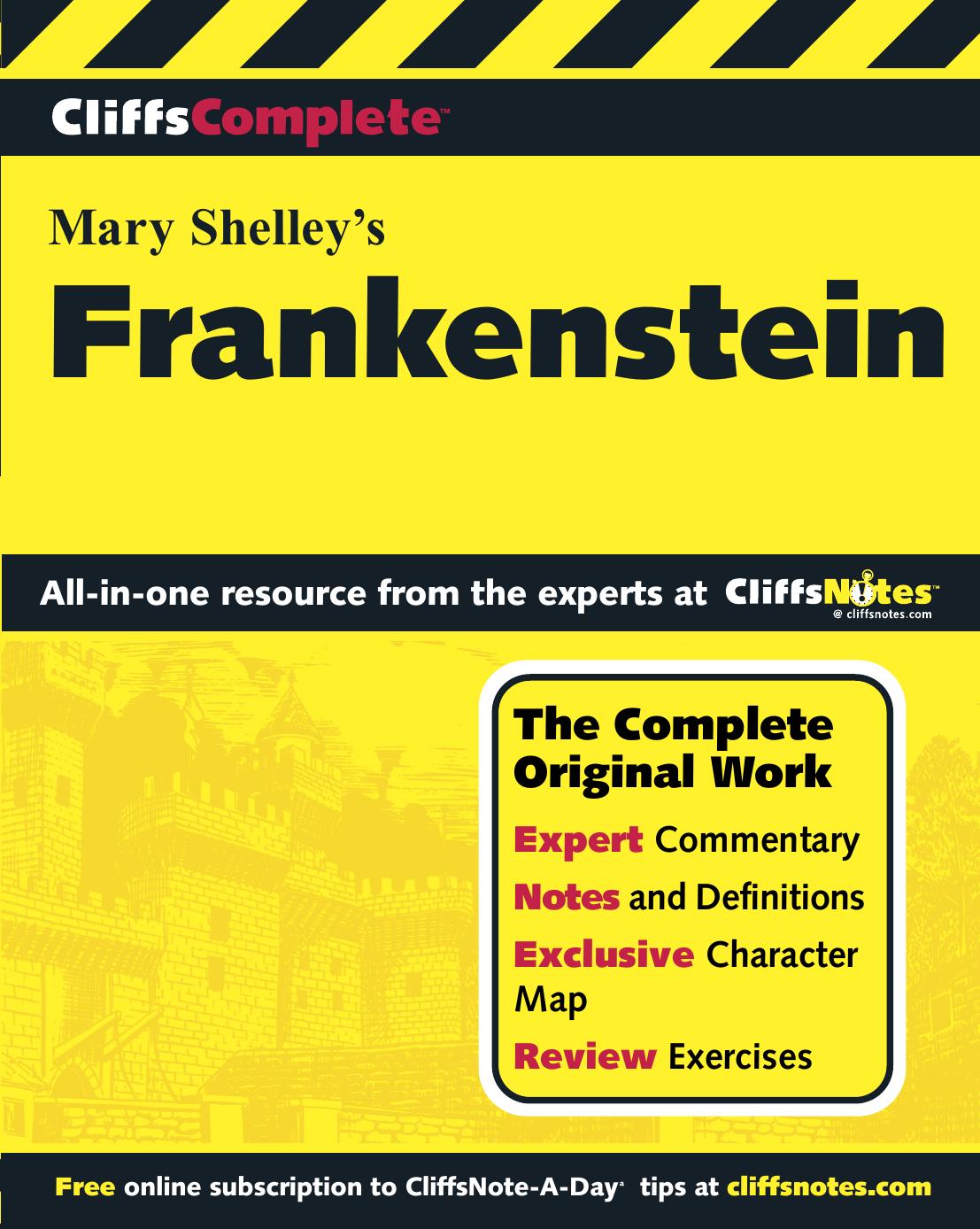 Frankenstein (Cliffs Complete) by Mary Shelley