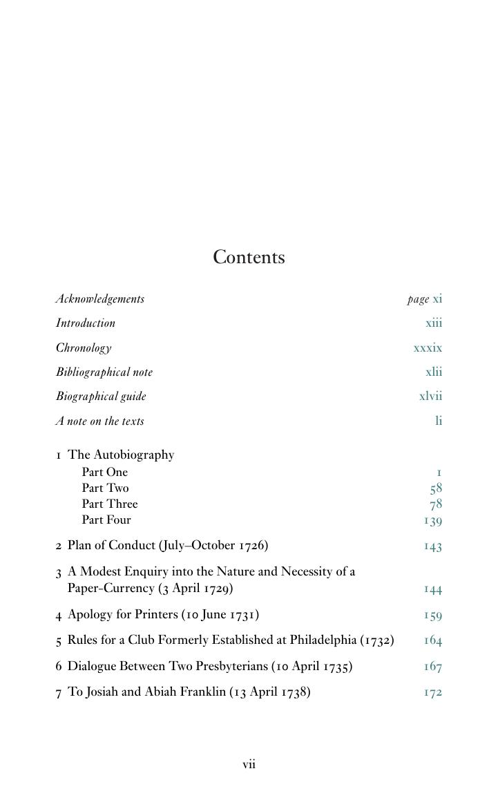 Franklin: The Autobiography and other Writings on Politics, Economics, and Virtue (Cambridge Texts in the History of Political Thought) by Benjamin Franklin