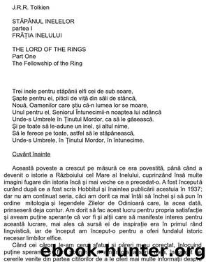 Fratia inelului by J.R.R. Tolkien