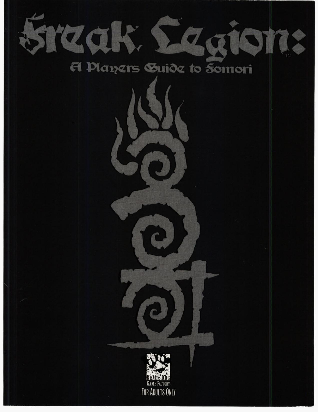 Freak Legionê A Players Guide to Fomori (2nd edition) OCR by Unknown