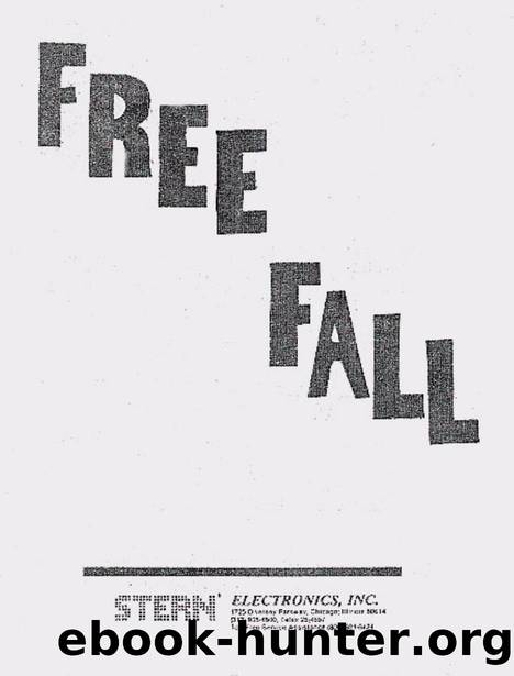 Free Fall Manual by Stern Electronics Inc