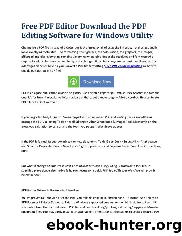 Free PDF Editor Download the PDF Editing Software for Windows Utility by DELL