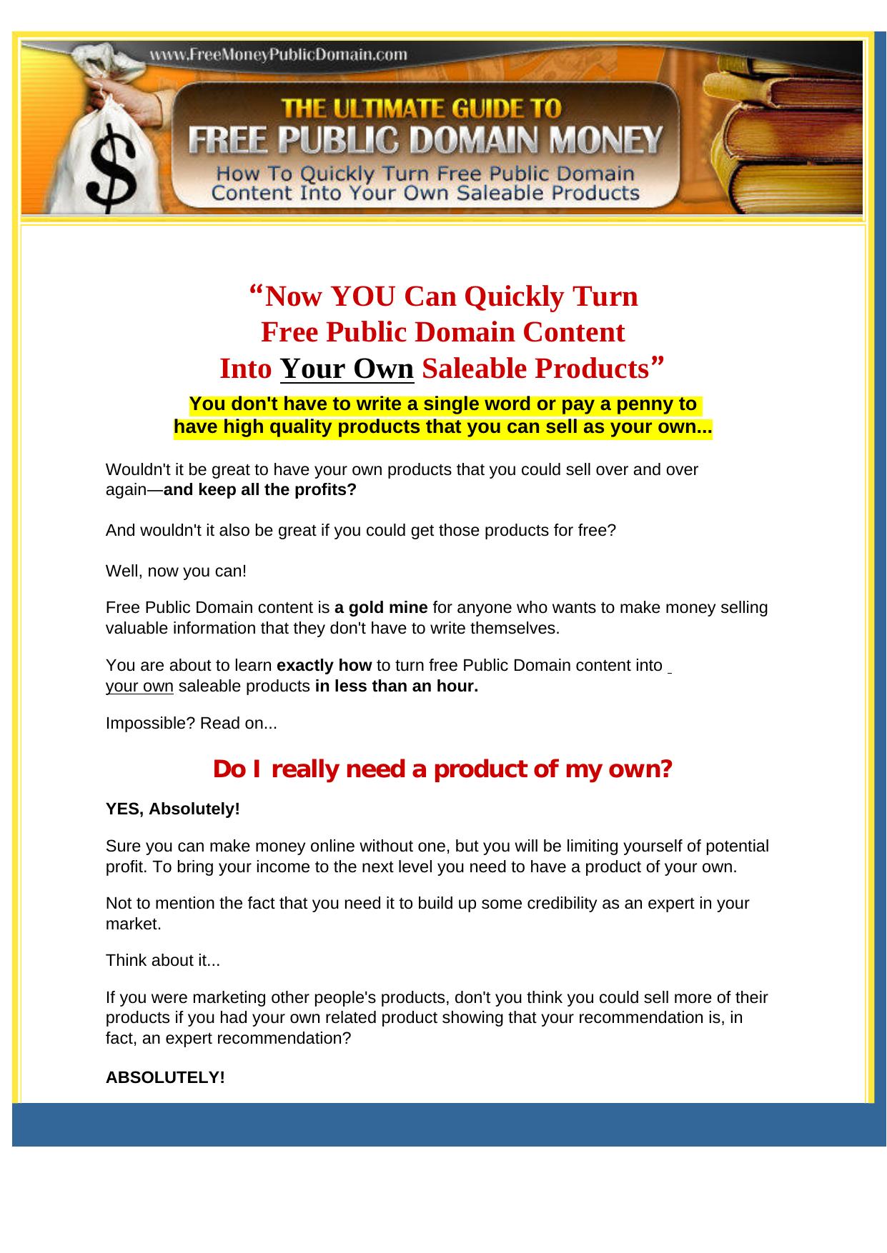 Free Public Domain Money. by Best of Kuszter's Collection