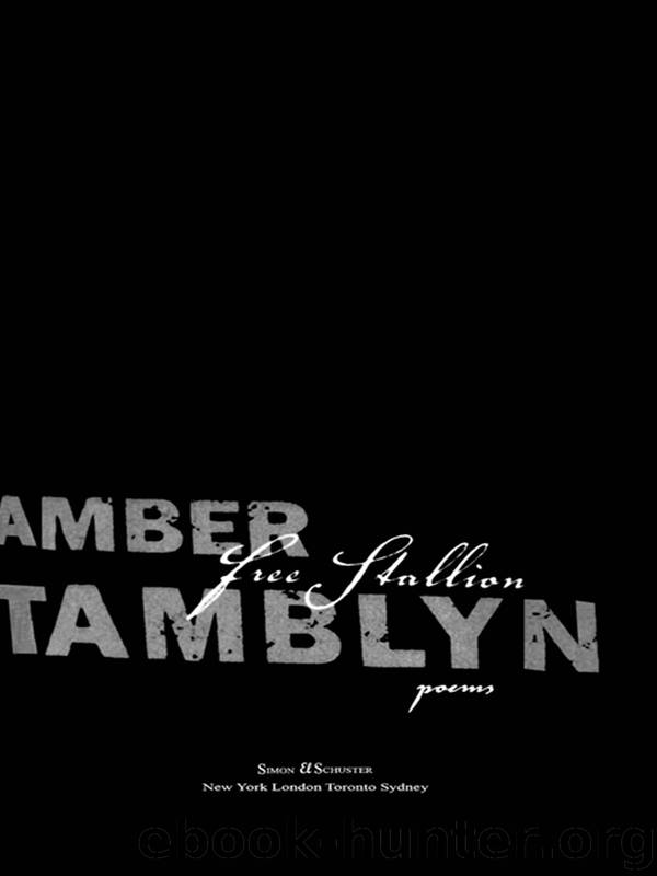 Free Stallion by Amber Tamblyn