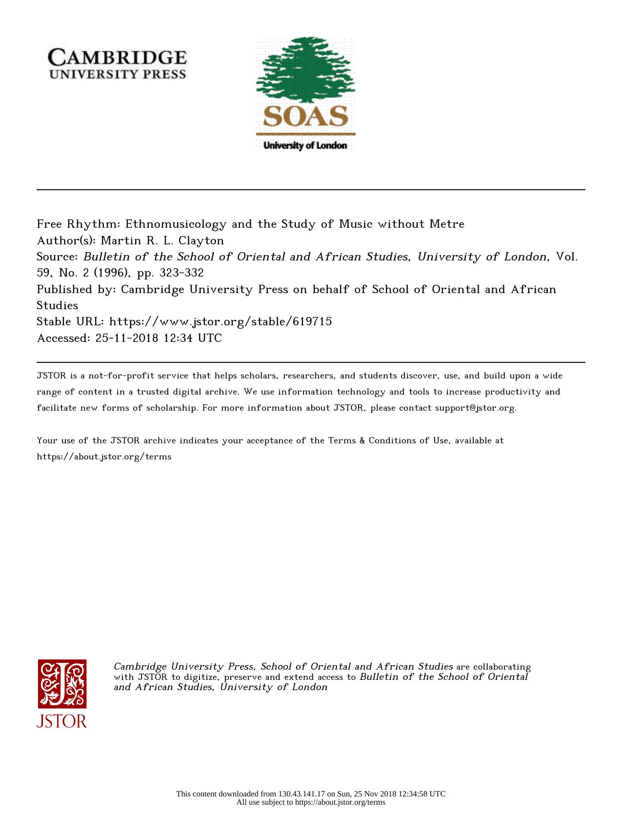 Free rhythm - ethnomusicology and the study of music without metre.pdf by Unknown