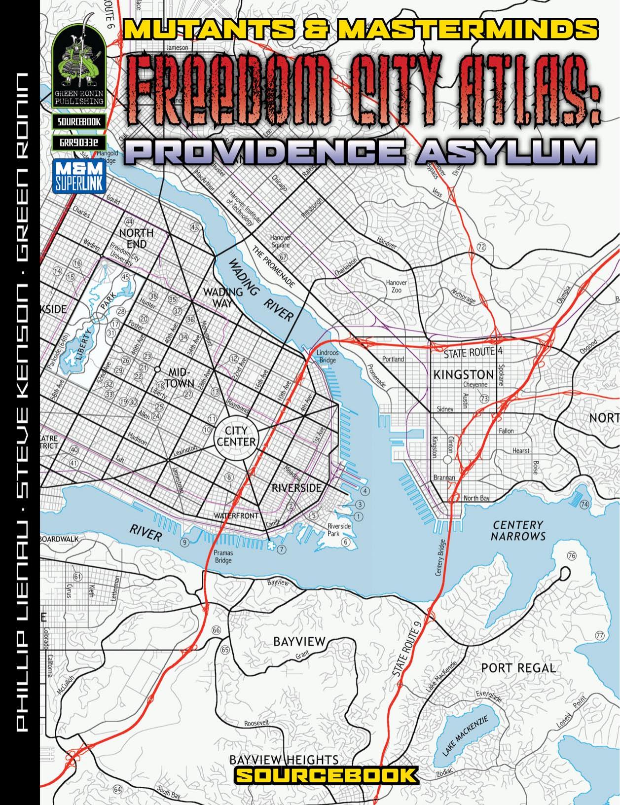 Freedom City Atlas: Providence Asylum by Green Ronin