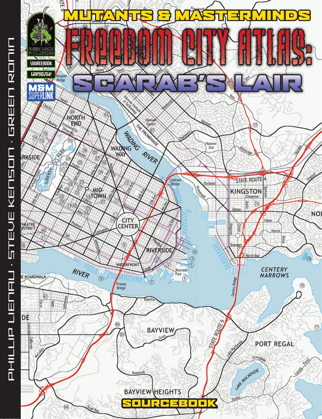 Freedom City Atlas: Scarab's Lair by Green Ronin