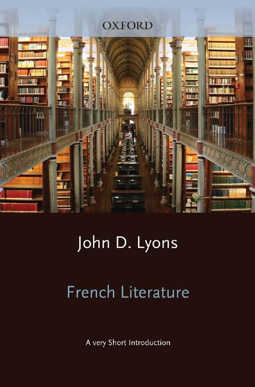 French Literature: A Very Short Introduction by John D. Lyons
