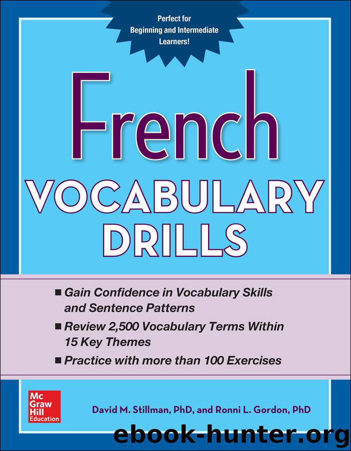 French Vocabulary Drills by David Stillman