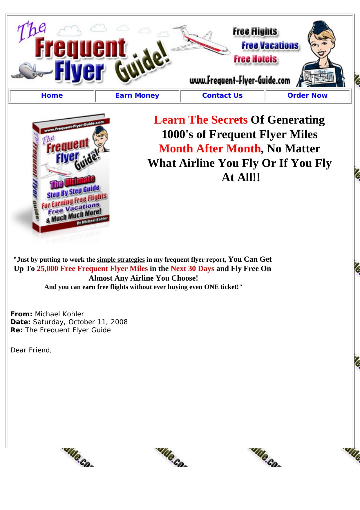 Frequent Flyer Guide. by Best of Kuszter's Collection