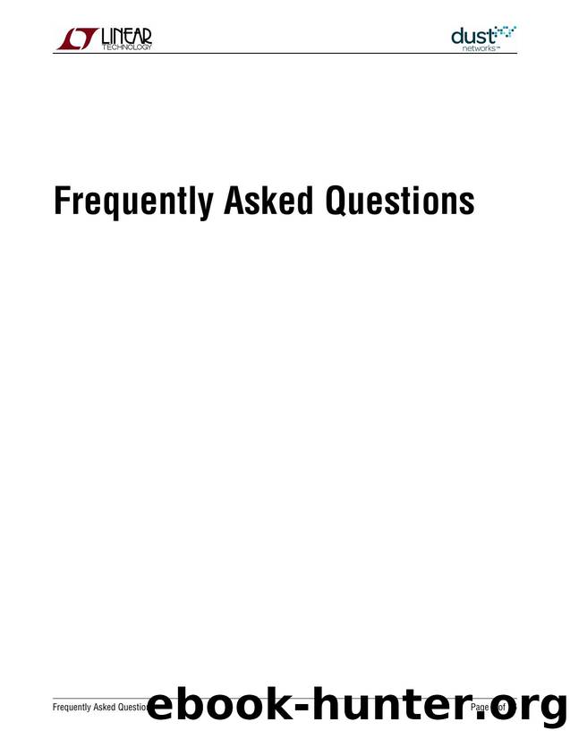 Frequently Asked Questions by Unknown