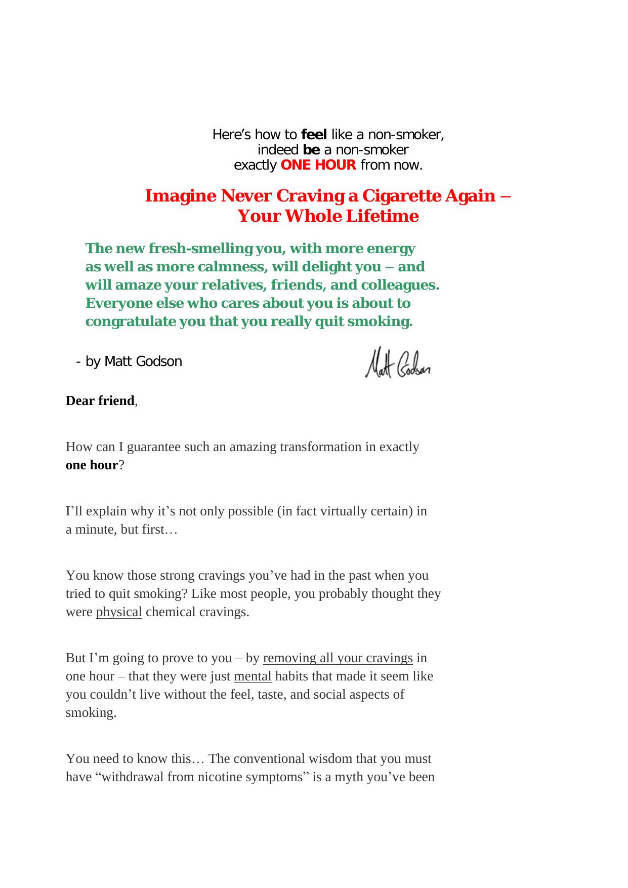 FreshStart - Quit Smoking In One Hour. by Best of Kuszter's Collection