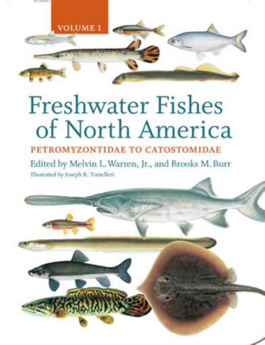 Freshwater Fishes of North America: Volume 1: Petromyzontidae to Catostomidae by edited by Melvin L. Warren Jr. & Brooks M. Burr illustrated by Joseph R. Tomelleri