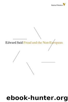 Freud and the Non-European by Edward Said