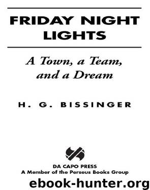 Friday Night Lights by H. G. Bissinger