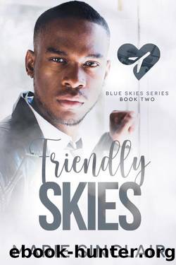 Friendly Skies: A best friends to lovers, one bed MM romance (Blue Skies Book 2) by Marie Sinclair