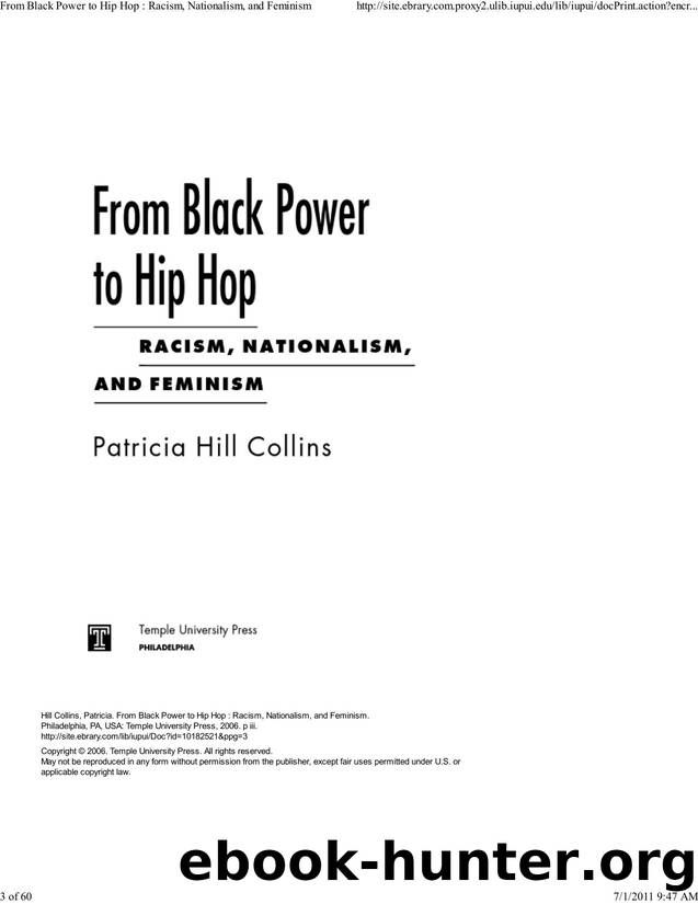 From Black Power to Hip Hop : Racism, Nationalism, and Feminism by knights of imhotep