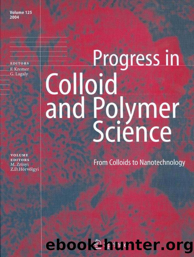 From Colloids to Nanotechnology by Miklos Zrinyi Zoltán Hórvölgyi