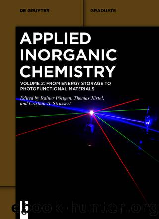 From Energy Storage to Photofunctional Materials by Rainer Pöttgen Thomas Jüstel Cristian A. Strassert