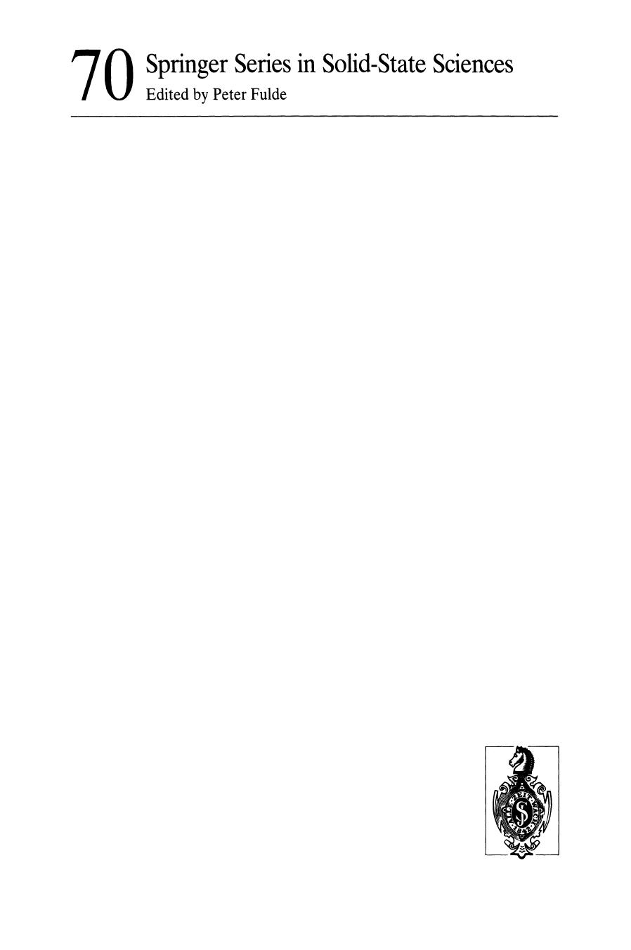From Hamiltonians to Phase Diagrams: The Electronic and Statistical-Mechanical Theory of sp-Bonded Metals and Alloys by Professor Dr. Jürgen Hafner (auth.)