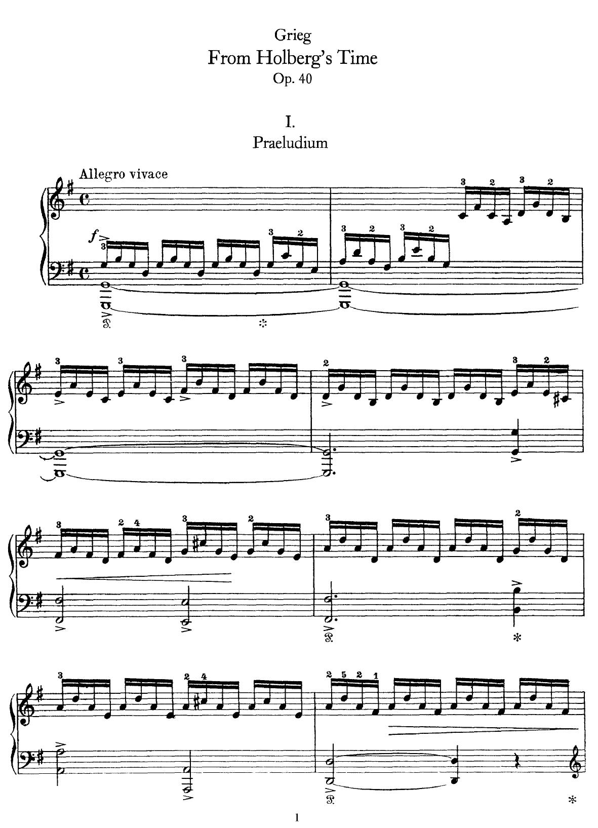 From Holberg's Time, Op 40 by P D Verlag 2005