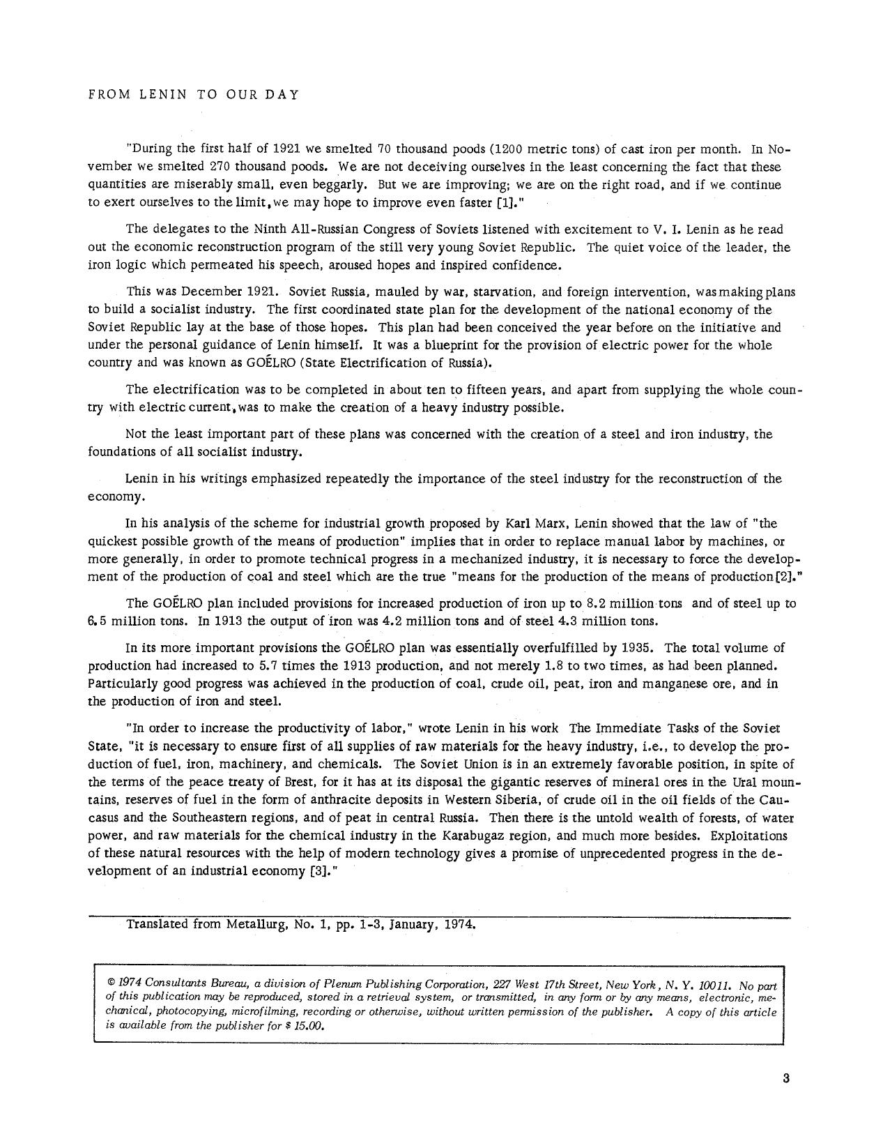 From Lenin to our day by Unknown