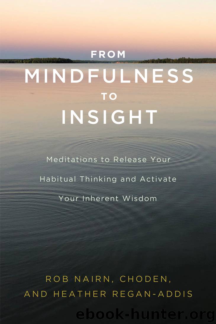 From Mindfulness to Insight by Rob Nairn & Choden & Heather Regan-Addis