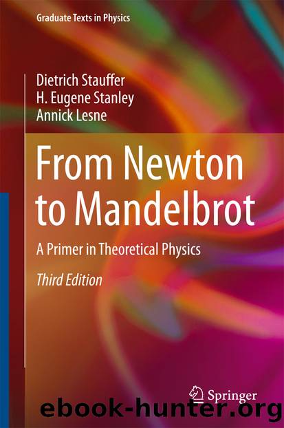 From Newton to Mandelbrot by Dietrich Stauffer H. Eugene Stanley & Annick Lesne
