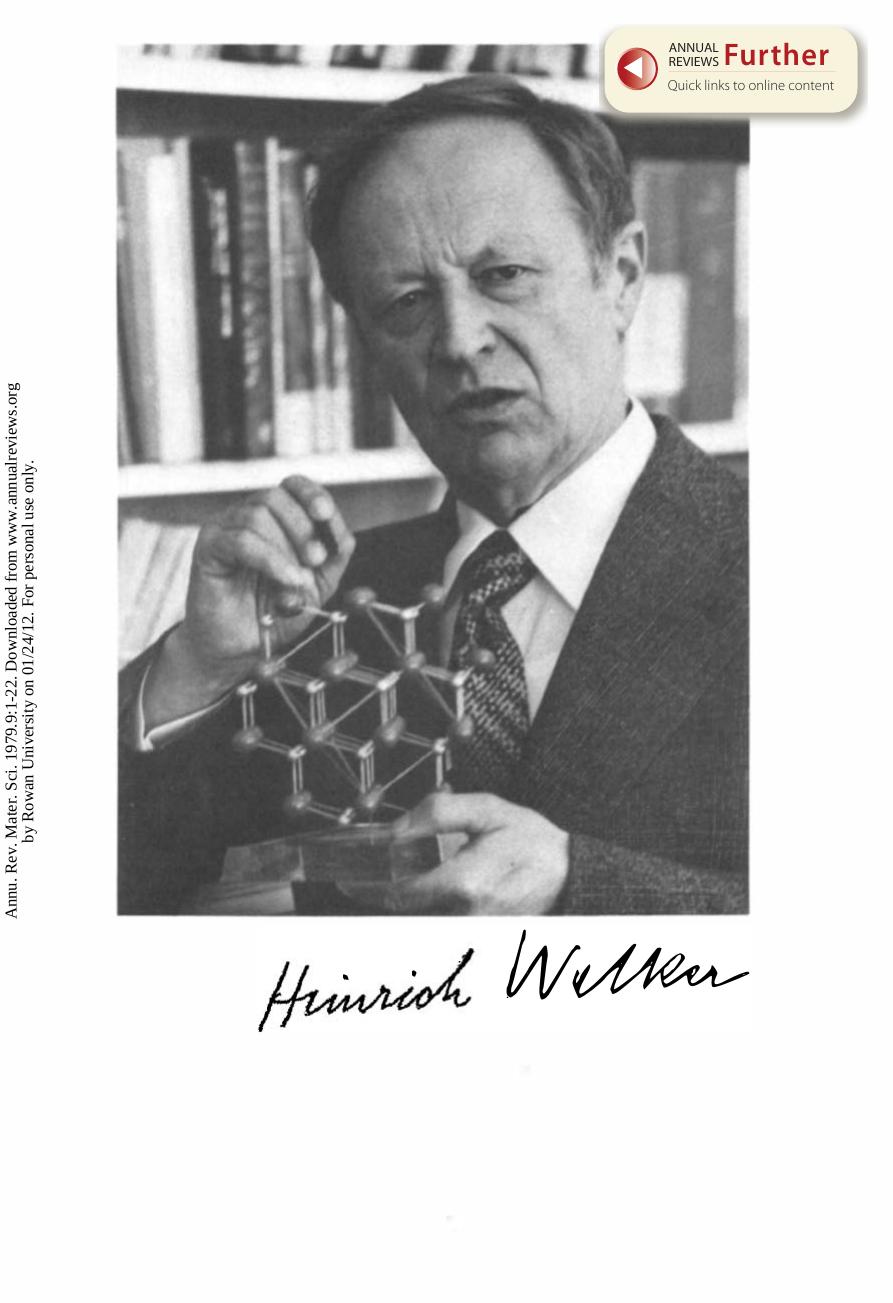 From Solid State Research to Semi-Conductor Electronics by H J Welker