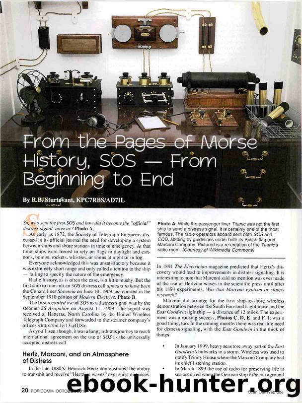 From The Pages Of Morse History SOS From Beginning To End by Unknown