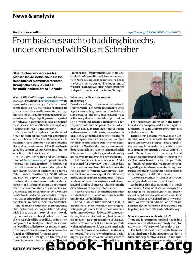 From basic research to budding biotechs, under one roof with Stuart Schreiber by Asher Mullard