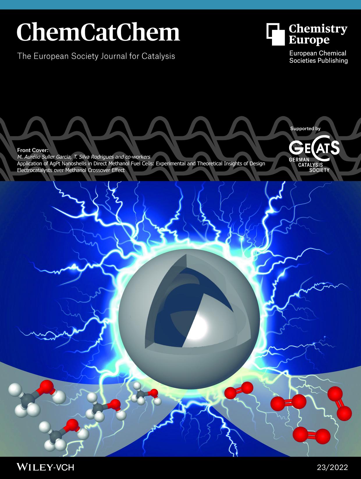 Front Cover: Application of AgPt Nanoshells in Direct Methanol Fuel Cells: Experimental and Theoretical Insights of Design Electrocatalysts over Methanol Crossover Effect (ChemCatChem 232022) by Unknown