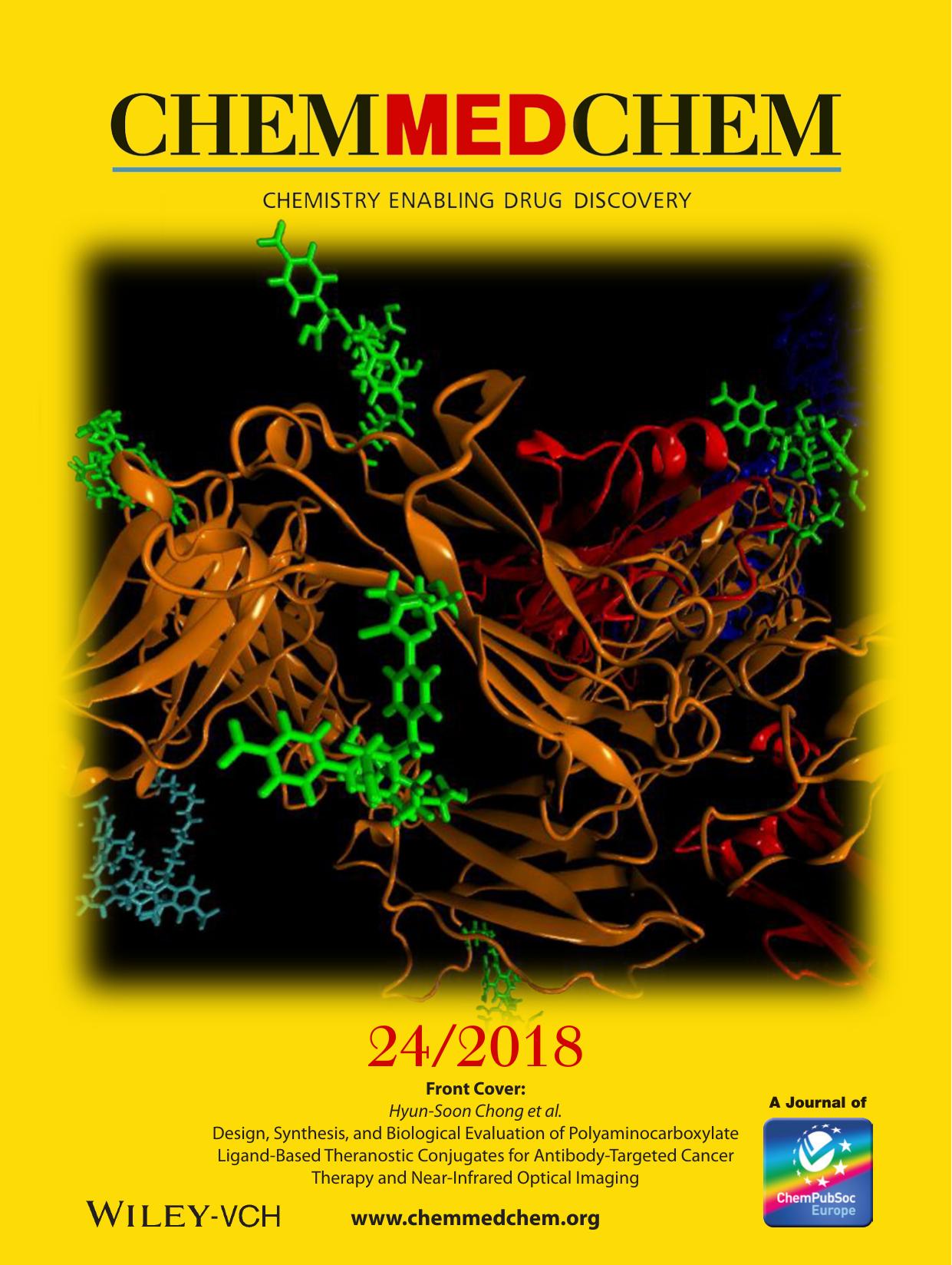 Front Cover: Design, Synthesis, and Biological Evaluation of Polyaminocarboxylate LigandâBased Theranostic Conjugates for AntibodyâTargeted Cancer Therapy and NearâInfrared O by Unknown