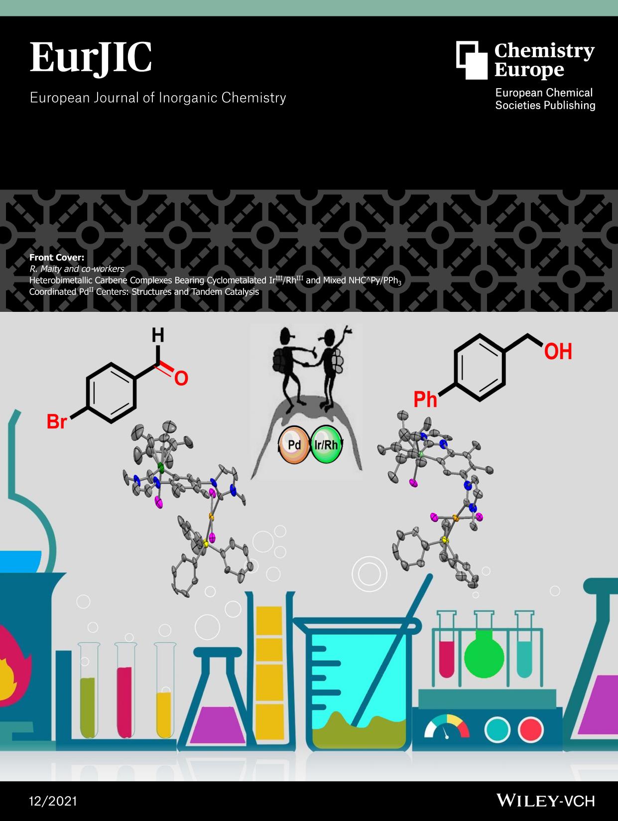 Front Cover: Heterobimetallic Carbene Complexes Bearing Cyclometalated IrIIIRhIII and Mixed NHCâ§ by Unknown