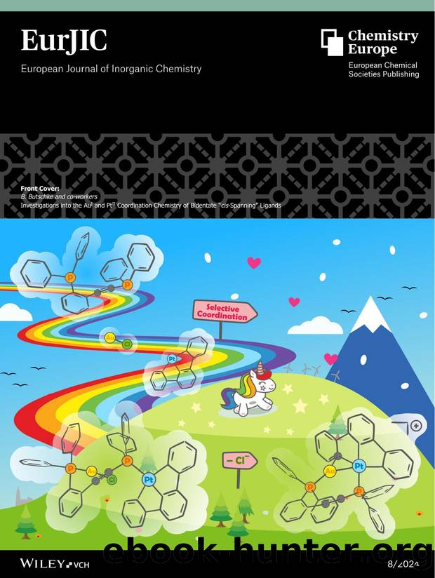 Front Cover: Investigations into the AuI and PtII Coordination Chemistry of Bidentate âcisâSpanningâ Ligands (Eur. J. Inorg. Chem. 82024) by Unknown