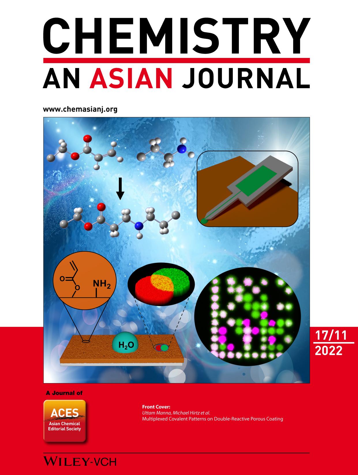 Front Cover: Multiplexed Covalent Patterns on DoubleâReactive Porous Coating (Chem. Asian J. 112022) by Unknown